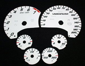 Lingenfelter Logo C6 Corvette Gauge Face Kit 2005-2013 - lingenfelter.com